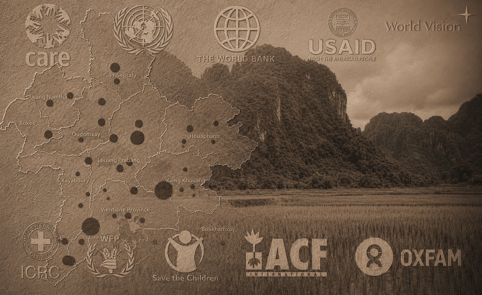Paysage et cartographie du Laos
