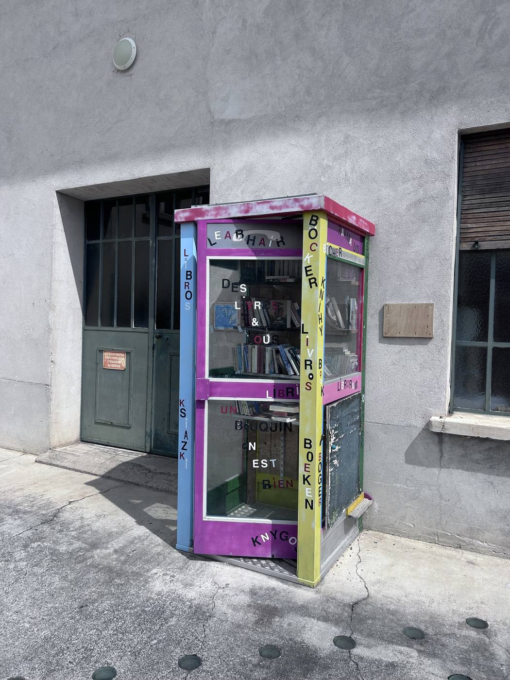 Boîte à livres - Auberives-en-Royans - Cabine à livres