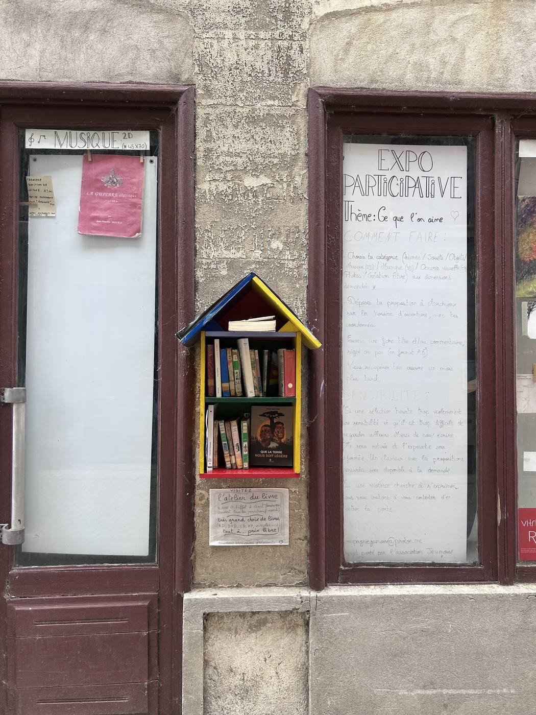 Boîte à livres - Crest - Rue Archinard